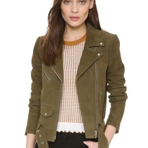 Veda Jayne Jacket Olive Suede